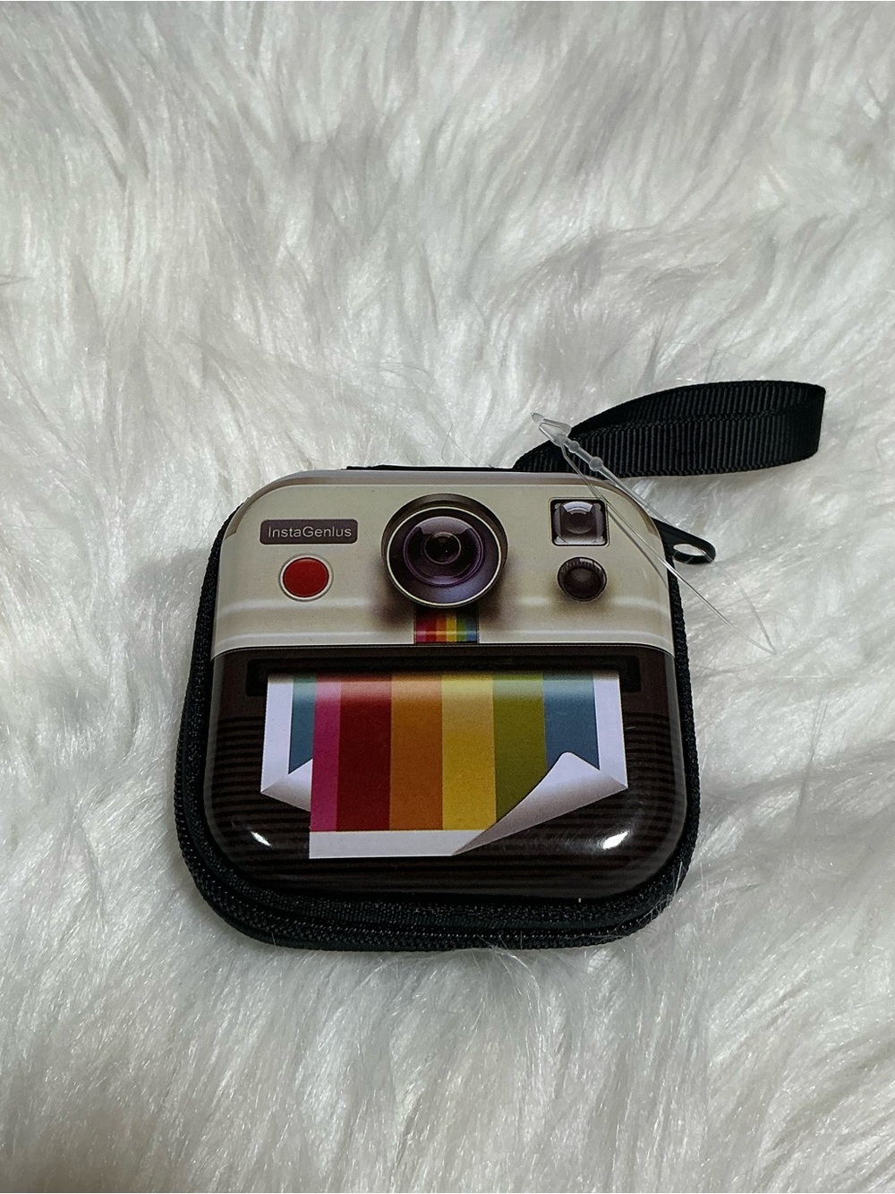 Retro Insta Camera Shaped Coin Purse or Ear Pod holder